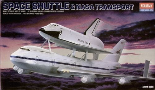 Academy SHUTTLE & 747 CARRIER 12708