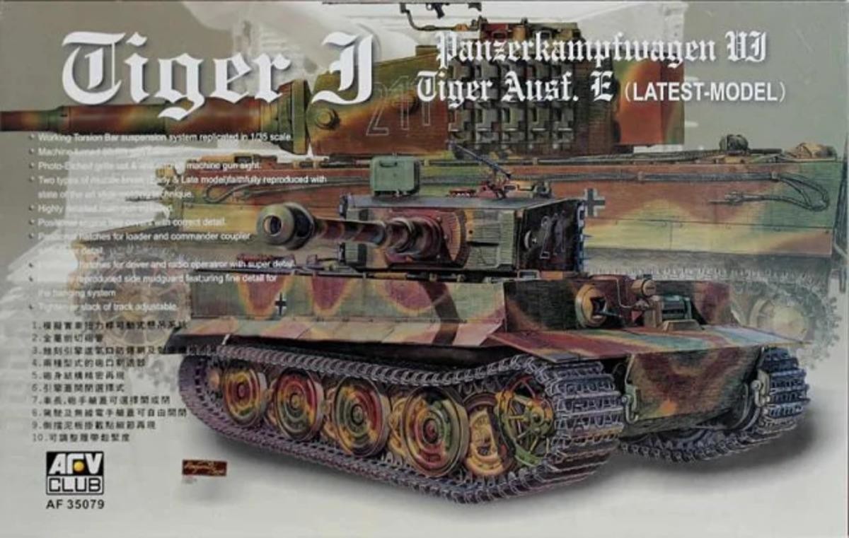 AFVClub Niemiecki czołg ciężki PzKpfW VI Tiger, wersja późna AFVClub 35079