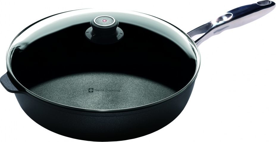 Swiss Diamond Patelnia  indukcja rondelka XD 32 cm aluminium czarny twm_459413