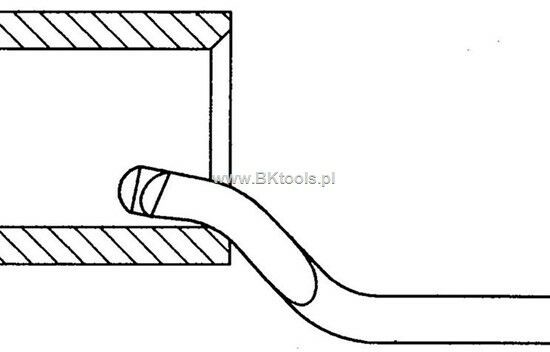 Noga GRATOWNIK Z OSTRZEM Z OSŁONKĄ NG1910
