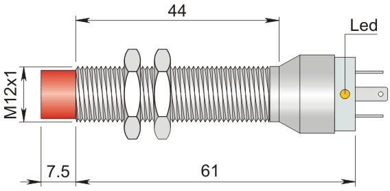 ORNO indukcyjny 12 mm SI12-CE4 NPN NO+NC K I12000096
