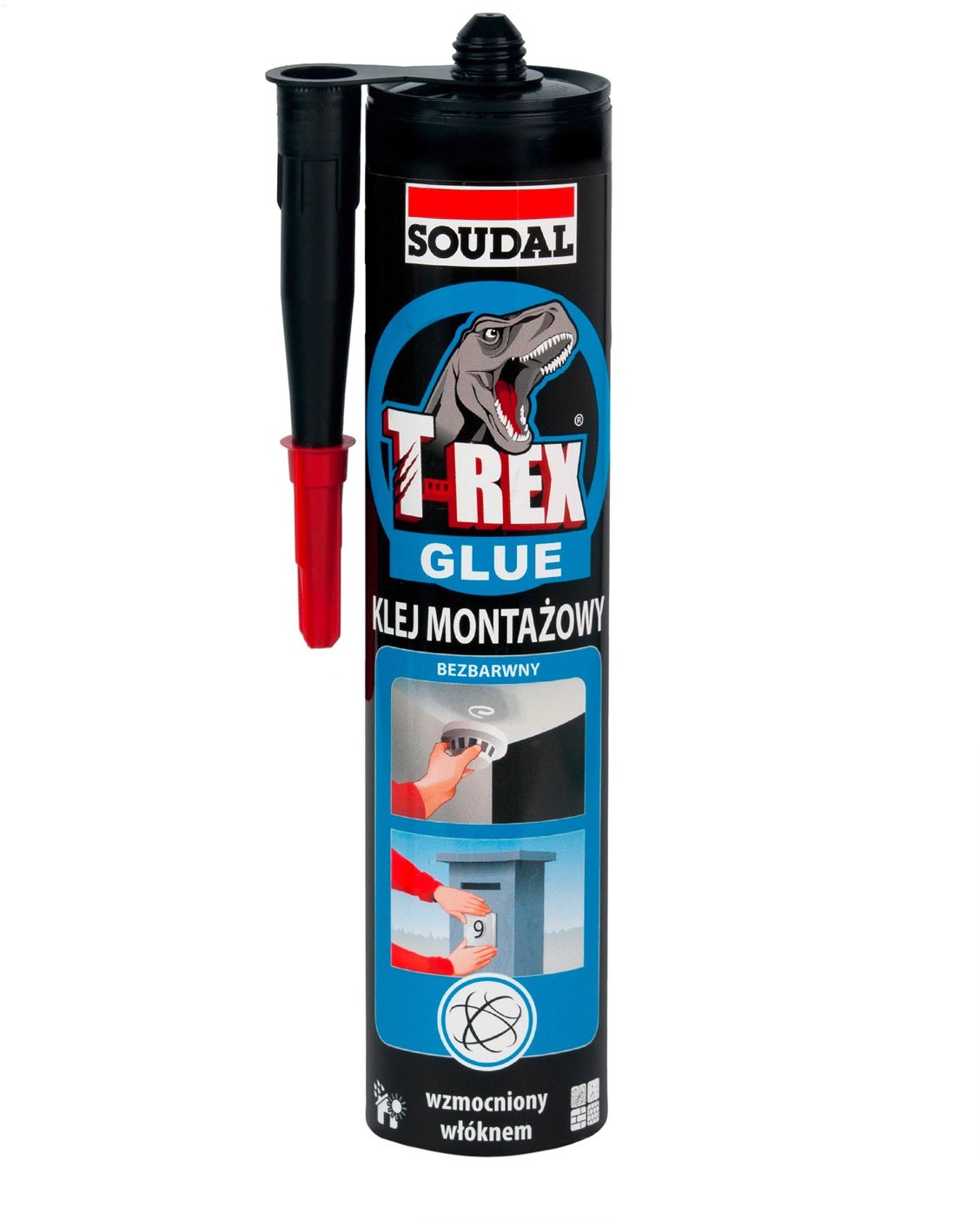 Soudal Klej montażowy T-REX bezbarwny 310 ml