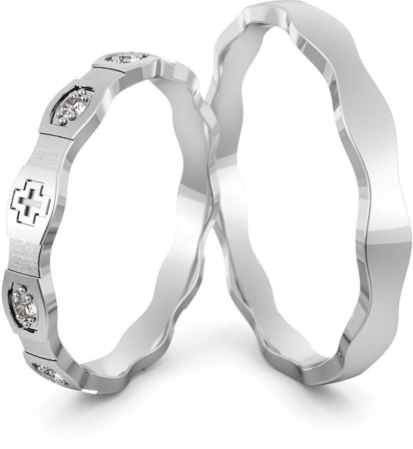 Eminence Obrączki srebrne różaniec - wzór Ag-493 Ag-493