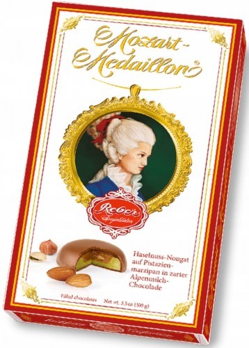 Mozart Bombonierka Mozart Medalion 100g A317-7832F