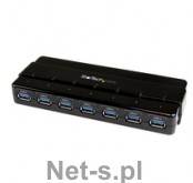 Startech com 7 PORT USB 3.0 HUB W ADAPTER com 7 Port USB 3.0 SuperSpeed Hub USB 3 Hub Netzteil Stromanschluss und Kabel Schwarz (ST7300USB3B)