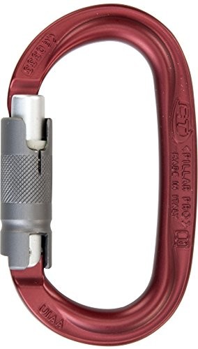 Climbing Technology Pillar Pro TG 2 °C39800ylbctstd karabińczyk, czerwony/szary, rozmiar uniwersalny 2C39800YLBCTSTD