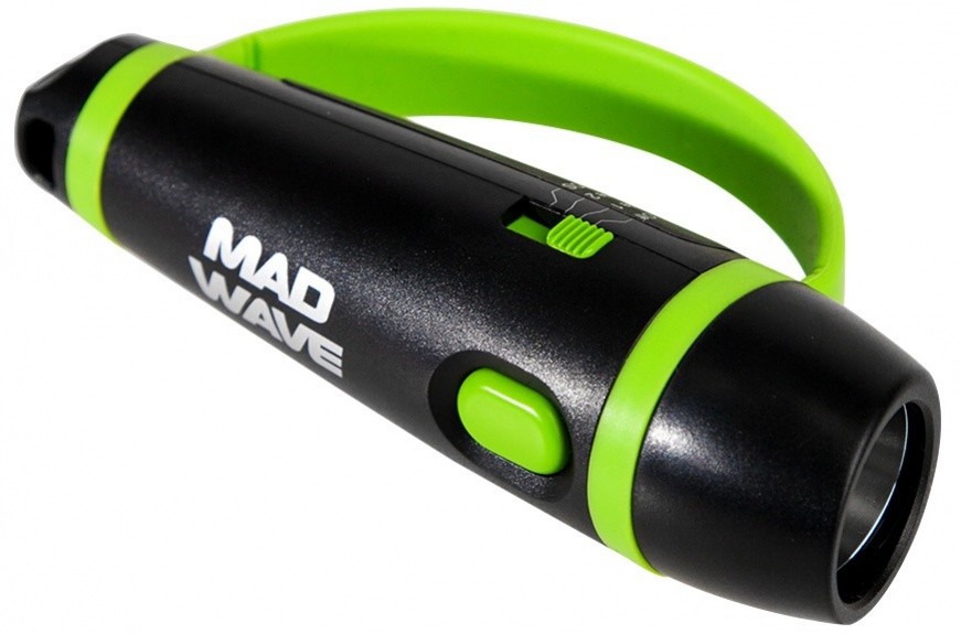 Фото - Інше для плавання MADWAVE Gwizdek elektroniczny mad wave electronic whistle czarno/zielony 