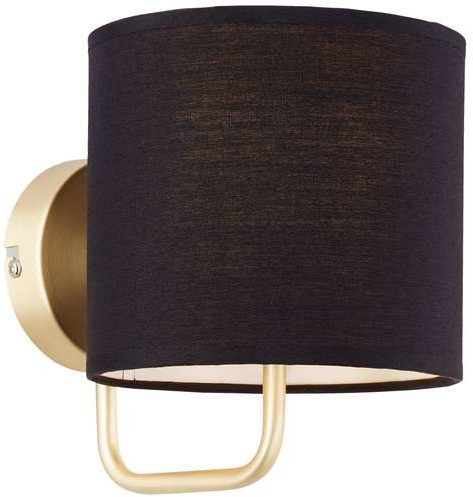 Brilliant Clarie 94949/78 kinkiet lampa ścienna 1x40W E14 brązowy/czarny