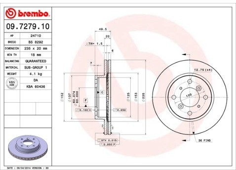 BREMBO 09.7279.10
