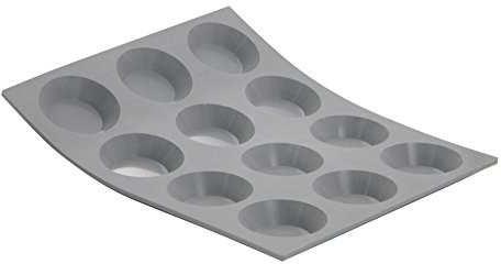 De Buyer 1853.21d elast omoule, silikonowe, szary, 21 x 17,5 x 1 cm 1853.21D