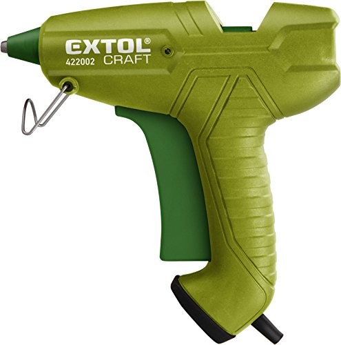 Extol Craft pistolet do klejenia na gorąco, 65 W, 200 stopni Celcius, 1 sztuki, zielony,,,,, 422002