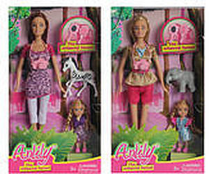 Lalka Anily 30 cm z dzieckiem i akcesoriami mix