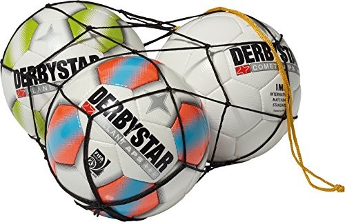 Derbystar Derby Star poliester na 3 piłek  -siatkowa Ball, czarny 4101000000_Schwarz_3