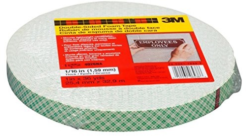 3M 3 m 7000042390 pianka poliuretanowa do taśmy klejącej materiału z klejem, 4026, 19 MM X 33 m, 1,6 MM, beżowy (18 szt.) 7000042390