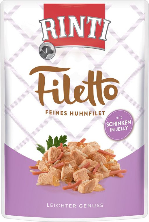 Rinti Filetto Kurczak z szynką w galaretce saszetka 100g