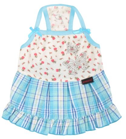 Puppia puppia pakb-op722 psa długim rękawem Conny, błękitny, M