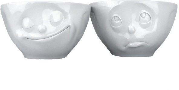 Tassen 58Products Zestaw Miseczka Zadąsana i Szczęśliwa TS-12301