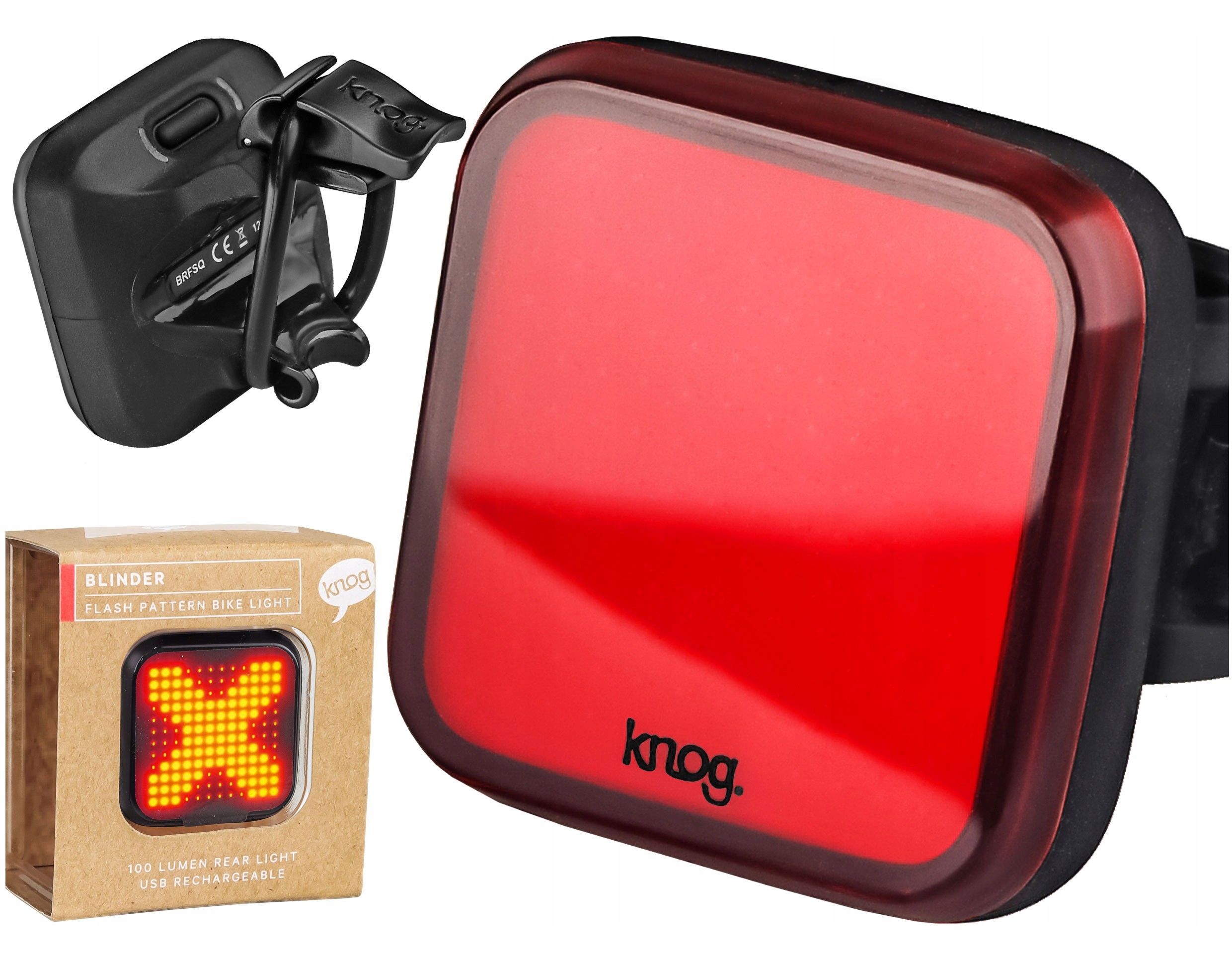 Knog Lampka Tylna Blinder X 8 Trybów 100 LM Usb