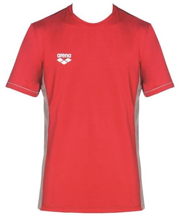 ARENA ARENA KOSZULKA T-SHIRT TECHNICZNY UNISEX TL TECH S/S TEE RED, KOLOR: RED, ROZMIAR: XS