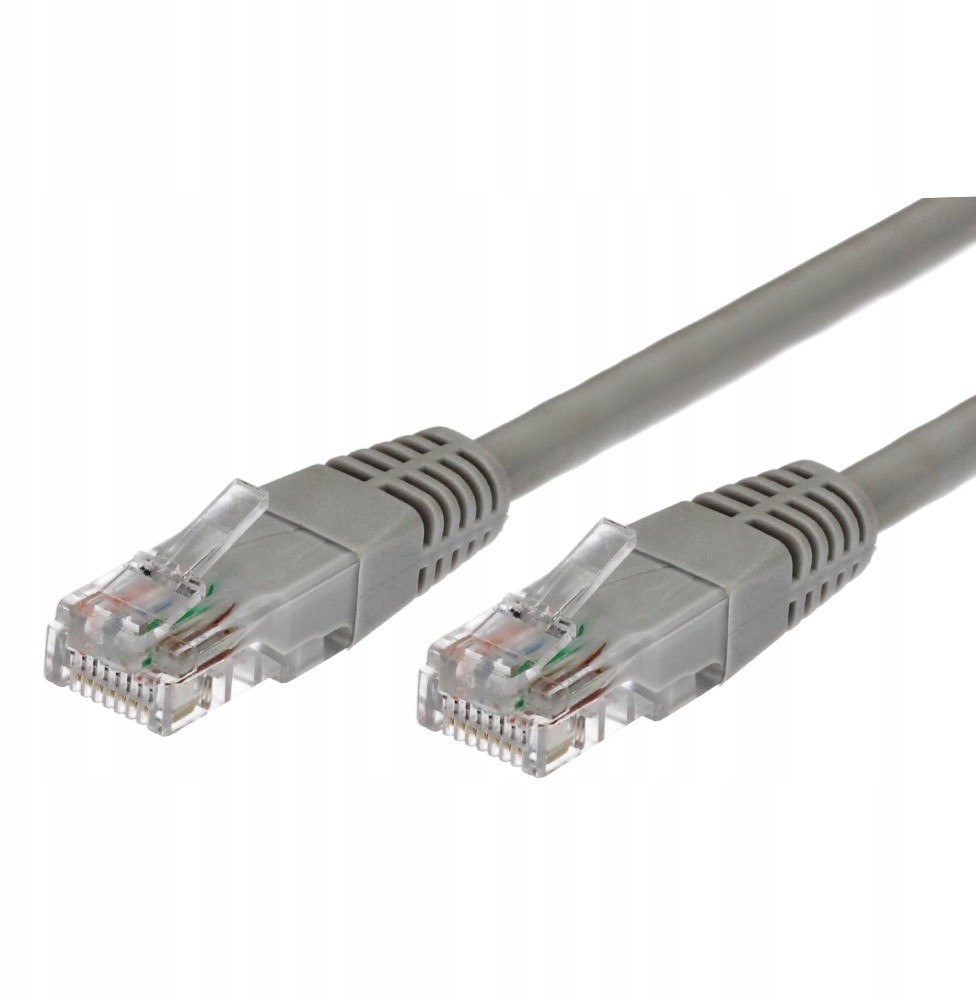 Patchcord kat.6 RJ45 Utp 1m. szary