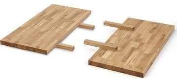 Halmar PRZEDŁUŻKA BLATU APEX & RADUS 85x40 cm Dąb naturalny Drewno lite PRZEDŁUŻKA BLATU APEX & RADUS 85x40 cm Dąb naturalny Drewno lite
