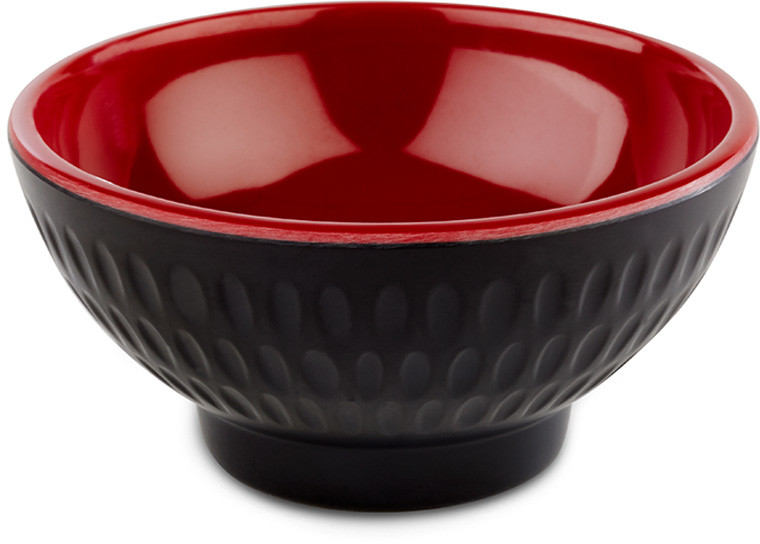 APS Miska 0,06 l, czarno-czerwona | Asia Plus 15416