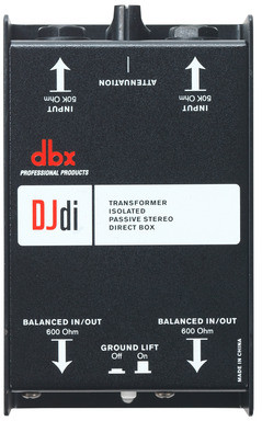 dbx DJDi - 2-kanałowy Di Box pasywny