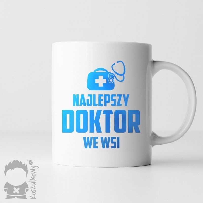 Najlepszy doktor we wsi - kubek z nadrukiem