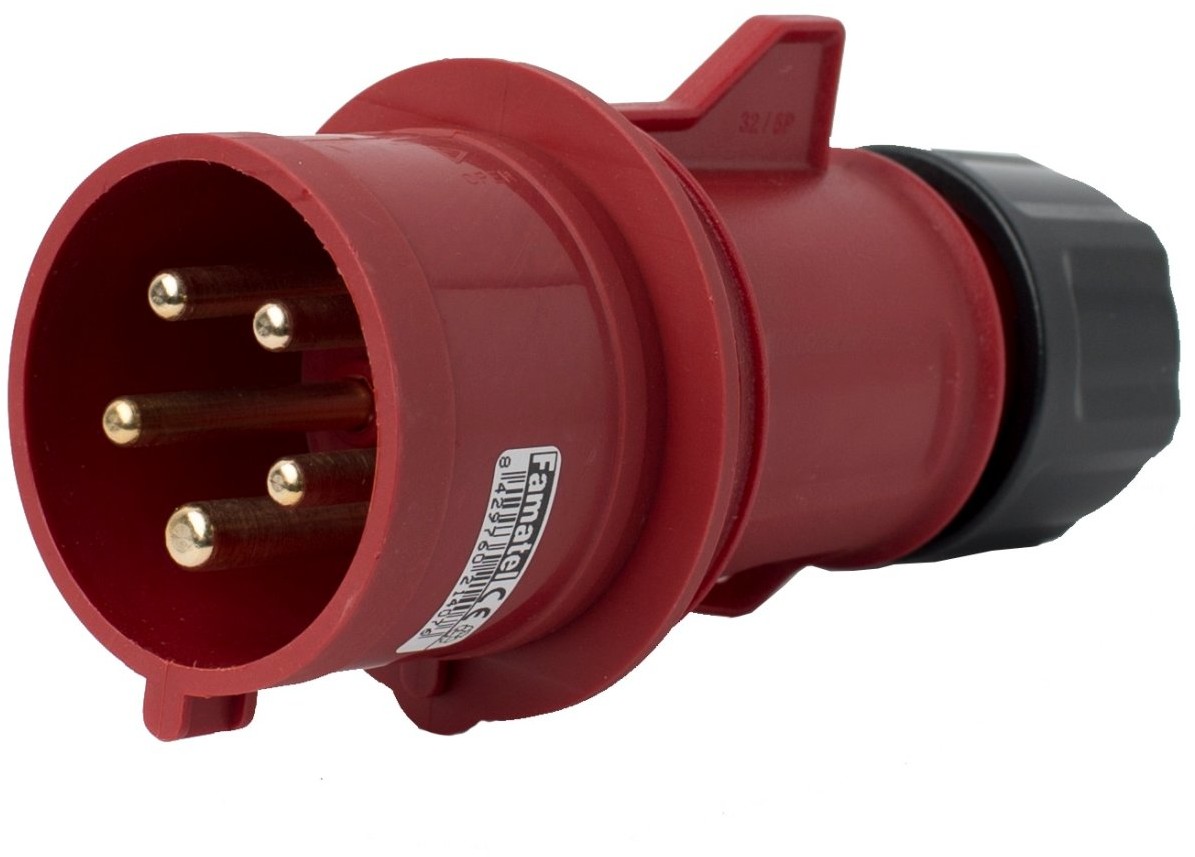 Wtyczka przenośna siłowa Wtyk 32A 5P Famatel