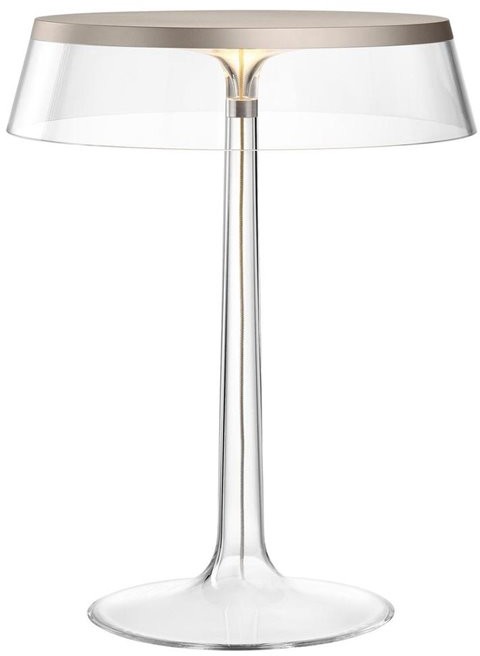 Flos Bon Jour H41 chrom przezroczysty lampa biurkowa F1032046 + F1033000