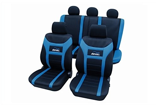 Petex pokrowce na siedzenia uniwersalny zestaw do Eco Class Super-Speed 11-częściowy rozmiar SAB 1 Vario, SAB 1 Vario, niebieski 22974805