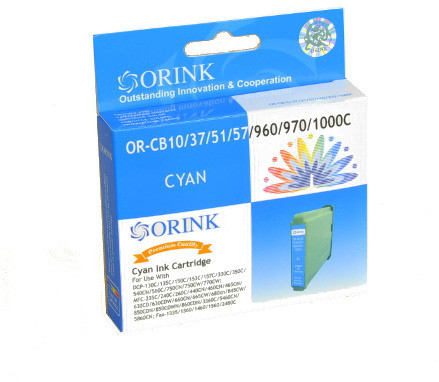 Tusz LC1000C do drukarek Brother DCP 130C / 560CN / MFC235C / 460CN | Cyan | 15ml. CB970/1000/10C OR