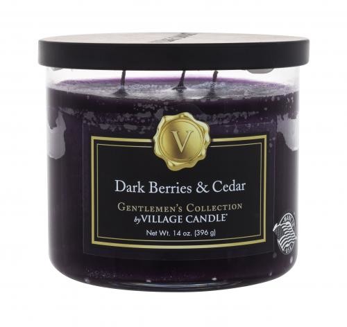 Village Candle Gentlemens Collection Dark Berries & Cedar świeczka zapachowa 396 g dla mężczyzn