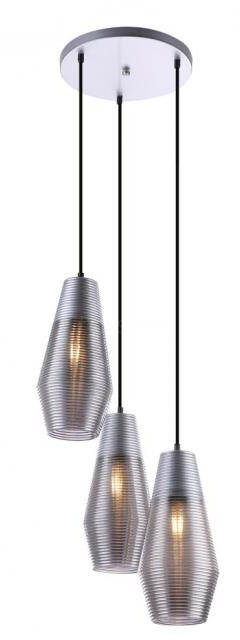 Globo Lighting DROP Lampa Wisząca Srebrny 3-punktowe Design Obszar wewnętrzny DROP 15044-3