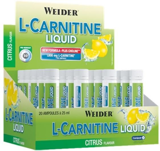 Weider L-Carnitine Liquid 20x25ml cytrusowy WEI/094#CYTRY