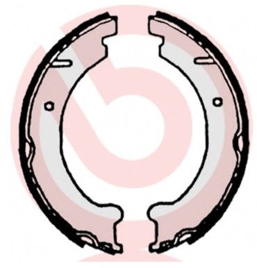 BREMBO Zestaw szczęk hamulcowych, hamulec postojowy S 86 509