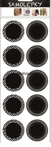 NALEPKA ETYKIETY NAKLEJKI SŁOIKI POJEMNIKI s1