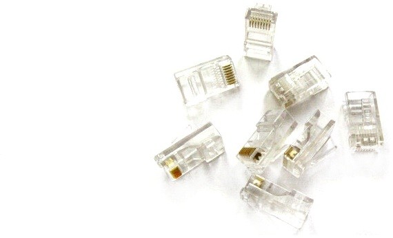 Wtyki Końcówki Wtyk Końcówka RJ45 x 50 szt 0232#