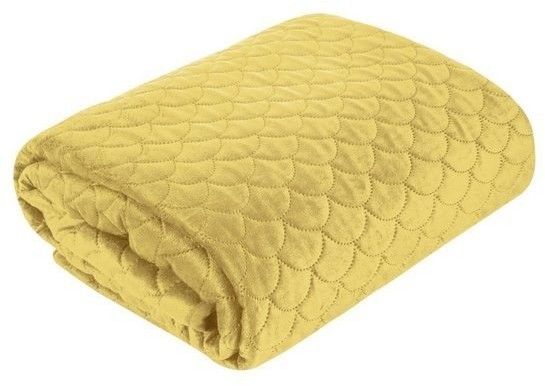 Lumarko Lumarko Narzuta ariel 170x210cm musztardowa /EF0760 Mondex