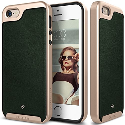 Caseology iPhone SE Envoy, zielony - Green CO-I5SE-ENV-GR
