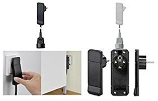 Bachmann Flat Plug wtyk płaski, przedłużenie, 1 X puszki (CEE7)-> wtyczka (CEE7), 1,5 m, białym, 933.006