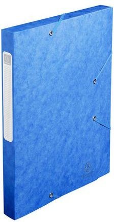 Exacompta Exacompta Teczka kartonowa z gumka 25mm niebieski EXC061