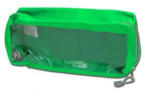 Gima KOSMETYCZKA MEDYCZNA E2 Prostokątna z przezroczystym oknem zielona