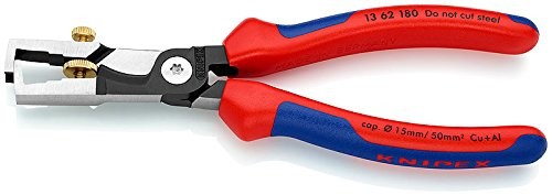 Knipex kabel nożyczki do skórek z funkcją izolacyjną, długość w mm: 185, 1 sztuki, 13 62 180 13 62 180