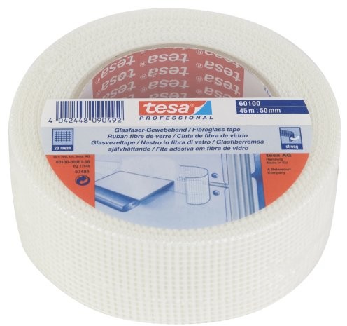 TESA taśma klejąca z tkaniny z włókna szklanego, 50 MM X 45 m 601005045