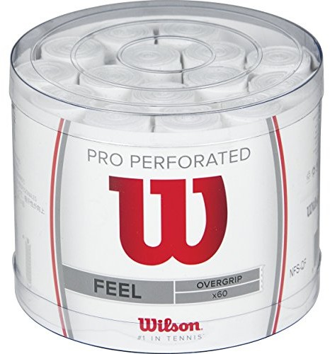 Wilson Pro over Grip Perforated, biały, standard 0887768147075