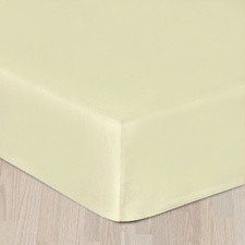 Darymex Prześcieradło z satyny bawełnianej kremowe 200x220 dx-220-prs-012