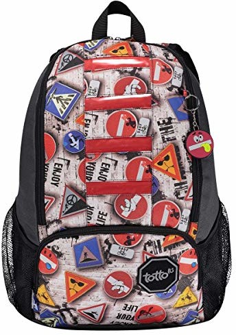 Totto TOTTO 2018 plecak dziecięcy, 44 cm, 21,78 l, wielokolorowy (Multicolor) MA04TRE003-1820O-4SA