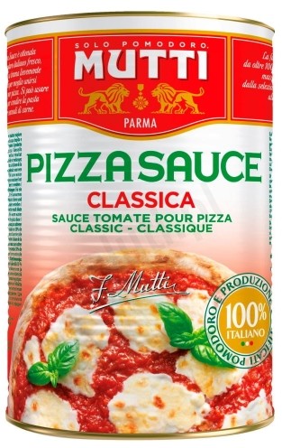 Mutti Mutti Pizza Sauce Classica - Klasyczny gotowy sos do pizzy (4,1 kg) 26343334547764747