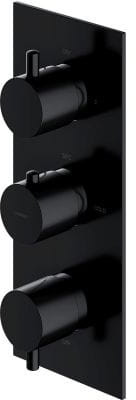 Omnires Y bateria wannowo-prysznicowa podtynkowa termostatyczna czarna Y1238/KROBL Y1238/KROBL